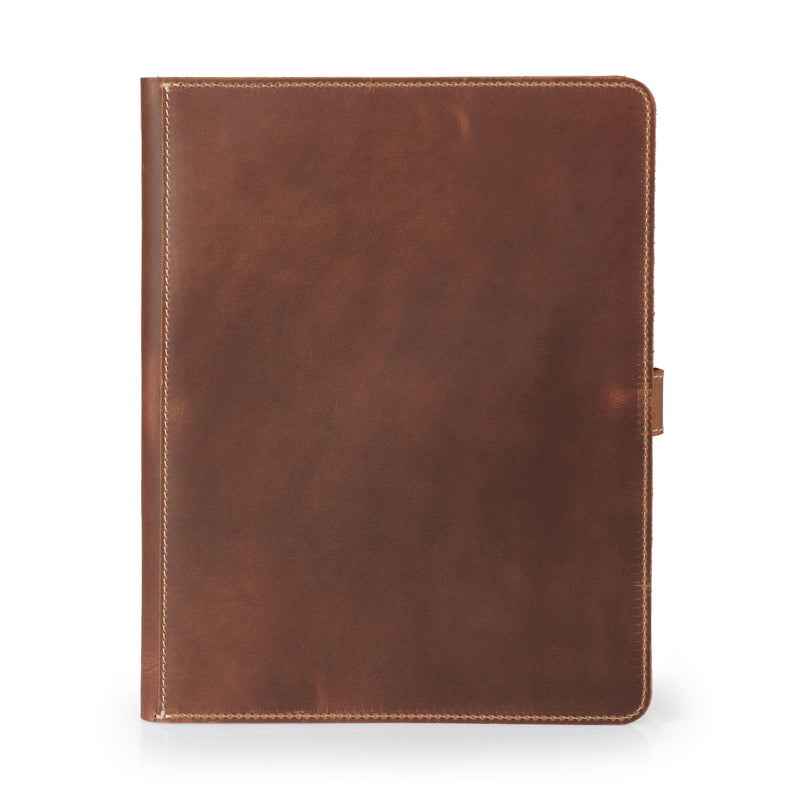 Londo Genuine Leather Tablet Cover with Two Card Slots & Leather Pen / Pencil Holders