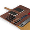 Londo Genuine Leather Tablet Cover with Two Card Slots & Leather Pen / Pencil Holders