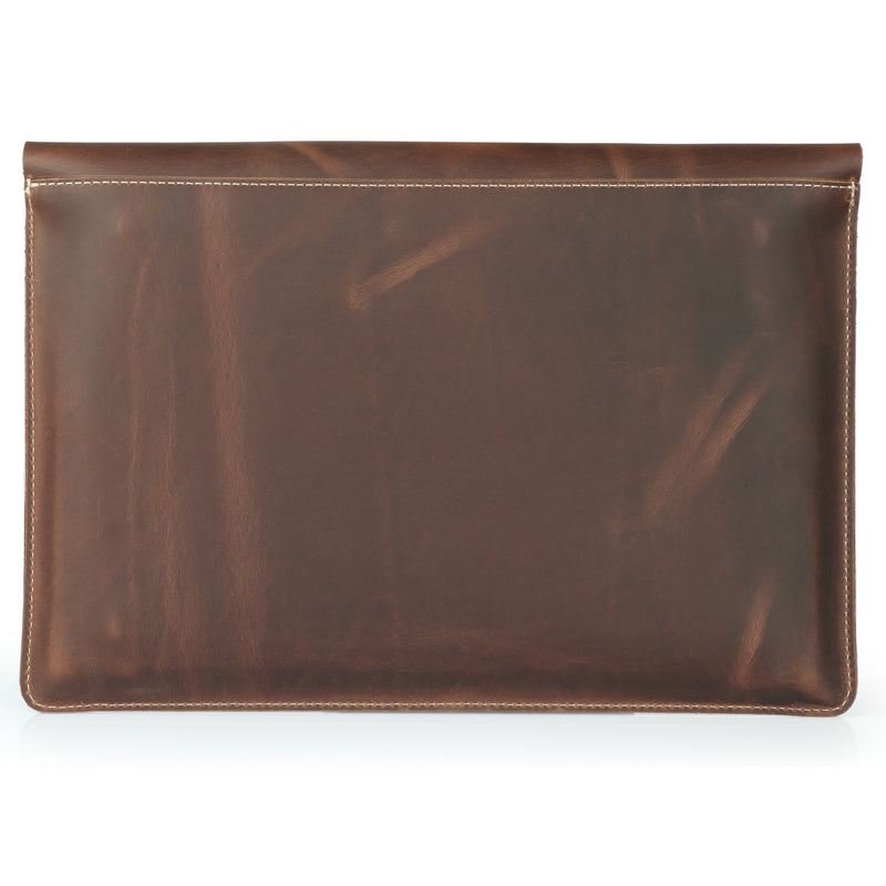 Londo Top Grain Leather Sleeve Bohemian Bag for MacBook Pro