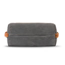 Londo Toiletry Bag Top Grain Leather and Canvas Travel Bag Dopp Kit Makeup Case, Cosmetic Bag