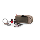 Londo Toiletry Bag Top Grain Leather and Canvas Travel Bag Dopp Kit Makeup Case, Cosmetic Bag