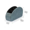 Londo Remote Control Holder with 5 Pockets, Store DVD, Blu-Ray, TV, Roku or Apple TV Remotes, Italian Top Grain Leather with Suede Lining