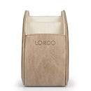 Londo Remote Control Holder with 5 Pockets, Store DVD, Blu-Ray, TV, Roku or Apple TV Remotes, Italian Top Grain Leather with Suede Lining