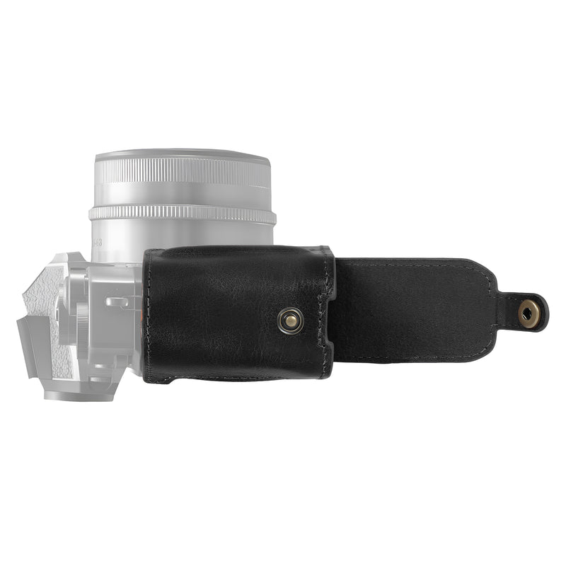 MegaGear Nikon Z fc Ever Ready Genuine Leather Camera Half Case