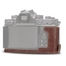 MegaGear Nikon Z fc Ever Ready Genuine Leather Camera Half Case