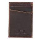 Otto Angelino Top Grain Leather Minimalist Wallet Bank Cards, Money, Driver's License, Unisex