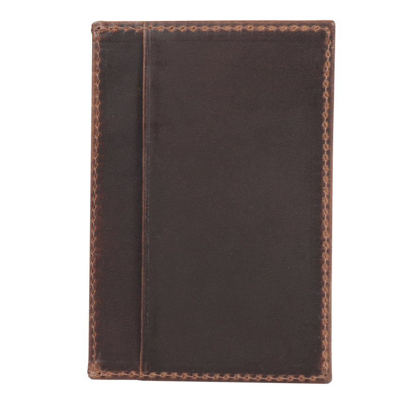 Otto Angelino Top Grain Leather Minimalist Wallet Bank Cards, Money, Driver's License, Unisex