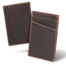 Otto Angelino Top Grain Leather Minimalist Wallet Bank Cards, Money, Driver's License, Unisex