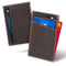 Otto Angelino Top Grain Leather Minimalist Wallet Bank Cards, Money, Driver's License, Unisex