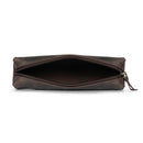 Londo Top Grain Leather Zipper Pen, Pencil and Cosmetic Case