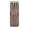 Londo Top Grain Leather Pen and Pencil Case with Tuck in Flap
