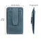 Otto Angelino Italian Top Grain Leather Minimalist Men Wallet, Slim, Credit Card Holder, Zippered Coin Slot, RFID Blocking