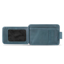 Otto Angelino Italian Top Grain Leather Minimalist Men Wallet, Slim, Credit Card Holder, Zippered Coin Slot, RFID Blocking
