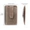Otto Angelino Italian Top Grain Leather Minimalist Men Wallet, Slim, Credit Card Holder, Zippered Coin Slot, RFID Blocking
