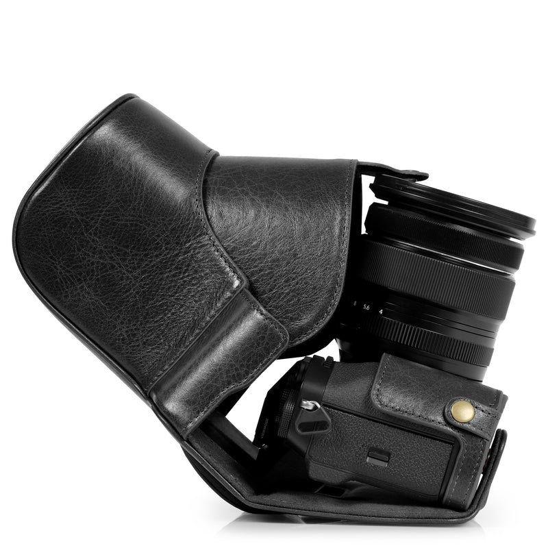 MegaGear Fujifilm X-T5 (16-80 mm) Ever Ready Genuine Leather Camera Case