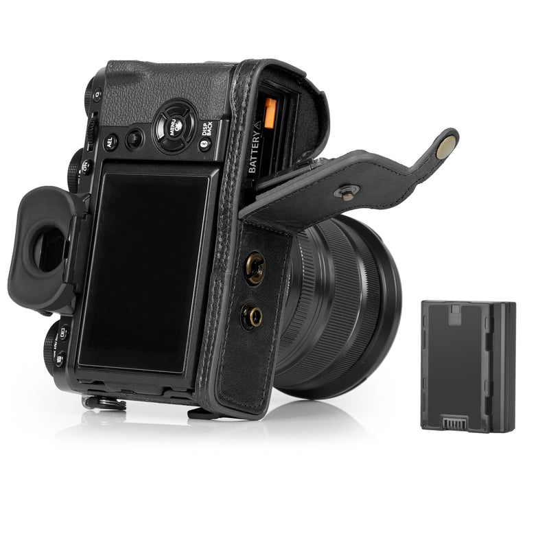 MegaGear Fujifilm X-T5 (16-80 mm) Ever Ready Genuine Leather Camera Case
