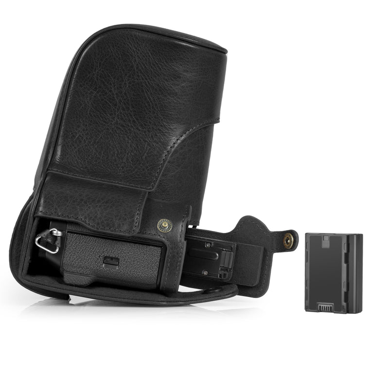 MegaGear Fujifilm X-T5 (16-80 mm) Ever Ready Genuine Leather Camera Case