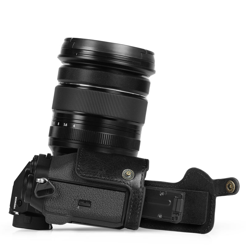 MegaGear Fujifilm X-T5 (16-80 mm) Ever Ready Genuine Leather Camera Case