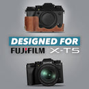 MegaGear Fujifilm X-T5 (16-80 mm) Ever Ready Genuine Leather Camera Case