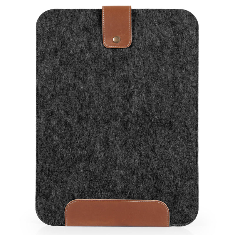 MegaGear Handcrafted Personalized Fine Leather and Fleece Sleeve
