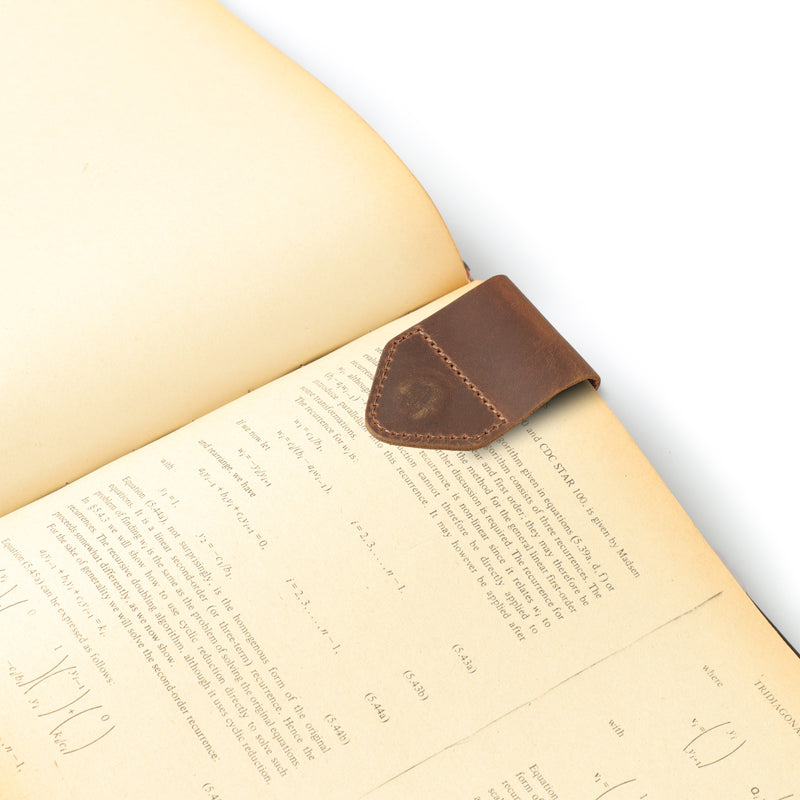 Londo Genuine Leather Handmade Magnetic Bookmark (Set of 2)