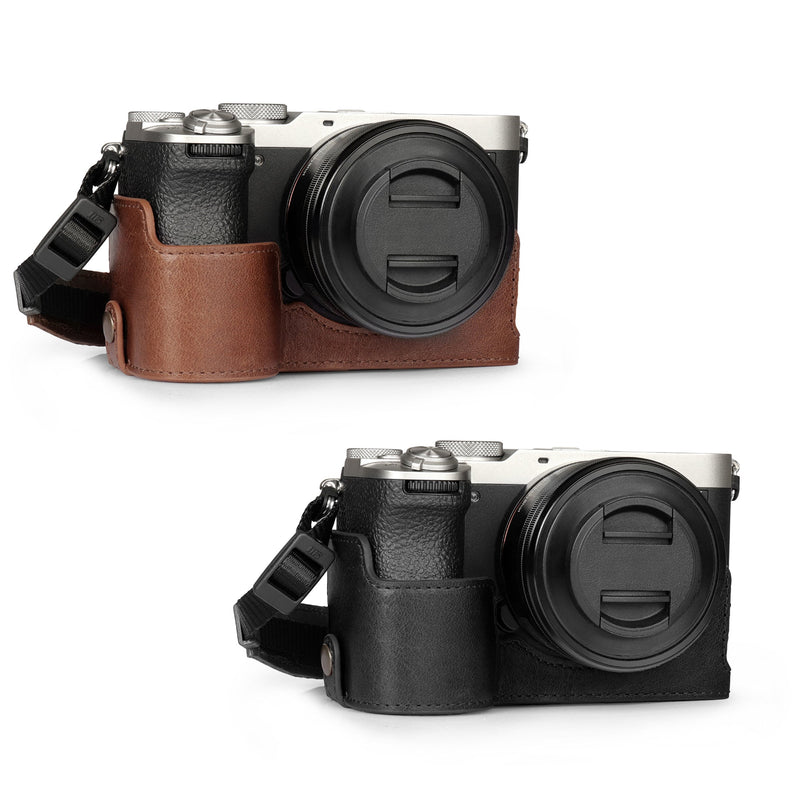 MegaGear MG1953 ooit klaar echt lederen camera geval compatibel met MegaGear MG1953 ooit klaar echt lederen camera geval compatibel met