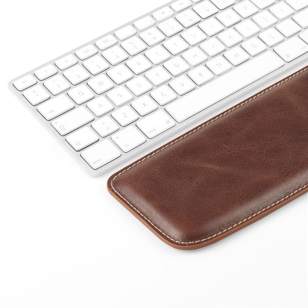 Londo Keyboard Pad - Genuine Leather Premium Ergonomic Support for Comfortable Typing at Work and Home