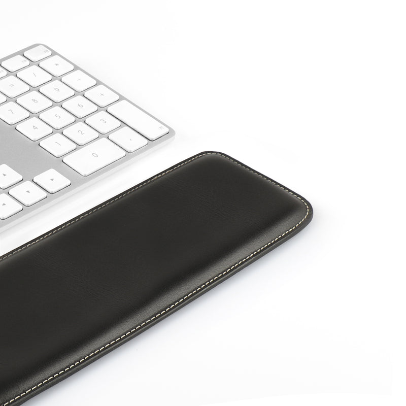 Londo Keyboard Pad - Genuine Leather Premium Ergonomic Support for Comfortable Typing at Work and Home