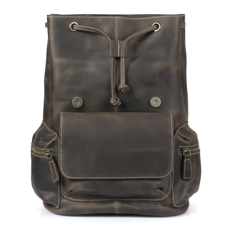 big leather backpack sse MegaGear Valley Handcrafted Top Grain Leather Backpack – MegaGear Store