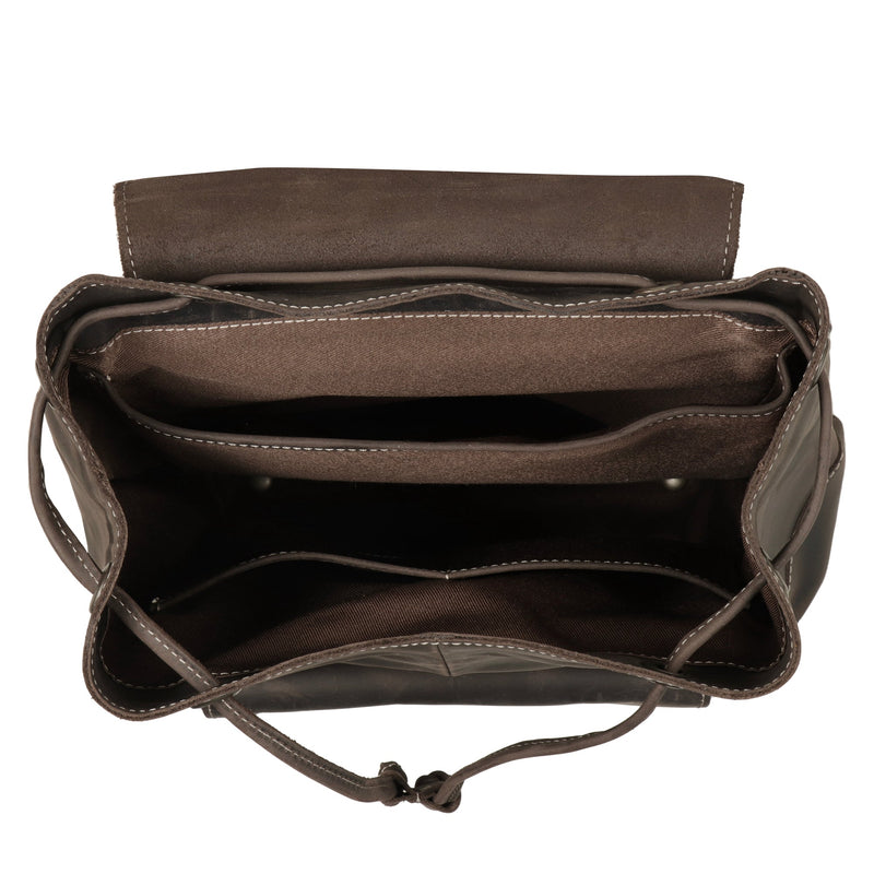 MegaGear Valley Handcrafted Top Grain Leather Backpack
