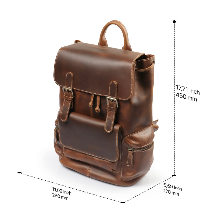 MegaGear Valley Handcrafted Top Grain Leather Backpack – MegaGear Store MegaGear Valley Handcrafted Top Grain Leather Backpack – MegaGear Store