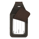 Londo Top Grain Leather Luggage Tag with Airtag Slot, Personalized Travel Bag ID Tag, Custom Backpack Tag, Retro Style