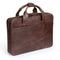 Londo Top Grain Leather Travel 16” Laptop Bag - Briefcase Satchel Portfolio Notebook Tablet Messenger Bag for Men & Women, Business, Organizer