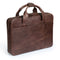Londo Top Grain Leather Travel 16” Laptop Bag - Briefcase Satchel Portfolio Notebook Tablet Messenger Bag for Men & Women, Business, Organizer