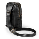 Londo Top Grain Leather Crossbody Bag with Adjustable Shoulder Strap, Leather Sling Bag, Unisex, Leather Utility Bag
