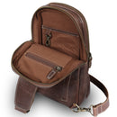Londo Top Grain Leather Crossbody Bag with Adjustable Shoulder Strap, Leather Sling Bag, Unisex, Leather Utility Bag