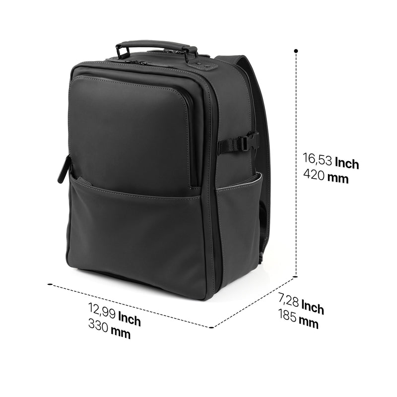 MegaGear Photographer Backpack Leather Camera Bag DSLR Camera, Laptop, Tripod, Lens & Accessories - Stylish Design