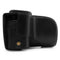 MegaGear Canon EOS Rebel T7 (18-55mm), 2000D (18-55mm) Ever Ready Leather Camera Case and Strap