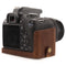 MegaGear Canon EOS Rebel T7 (18-55mm), 2000D (18-55mm) Ever Ready Leather Camera Case and Strap