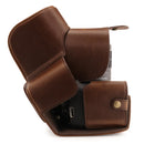 MegaGear Canon EOS Rebel T7 (18-55mm), 2000D (18-55mm) Ever Ready Leather Camera Case and Strap