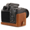 MegaGear Canon EOS Rebel T7 (18-55mm), 2000D (18-55mm) Ever Ready Leather Camera Case and Strap