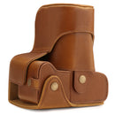 MegaGear Canon EOS Rebel T7 (18-55mm), 2000D (18-55mm) Ever Ready Leather Camera Case and Strap
