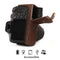 MegaGear Canon EOS Rebel T7 (18-55mm), 2000D (18-55mm) Ever Ready Leather Camera Case and Strap
