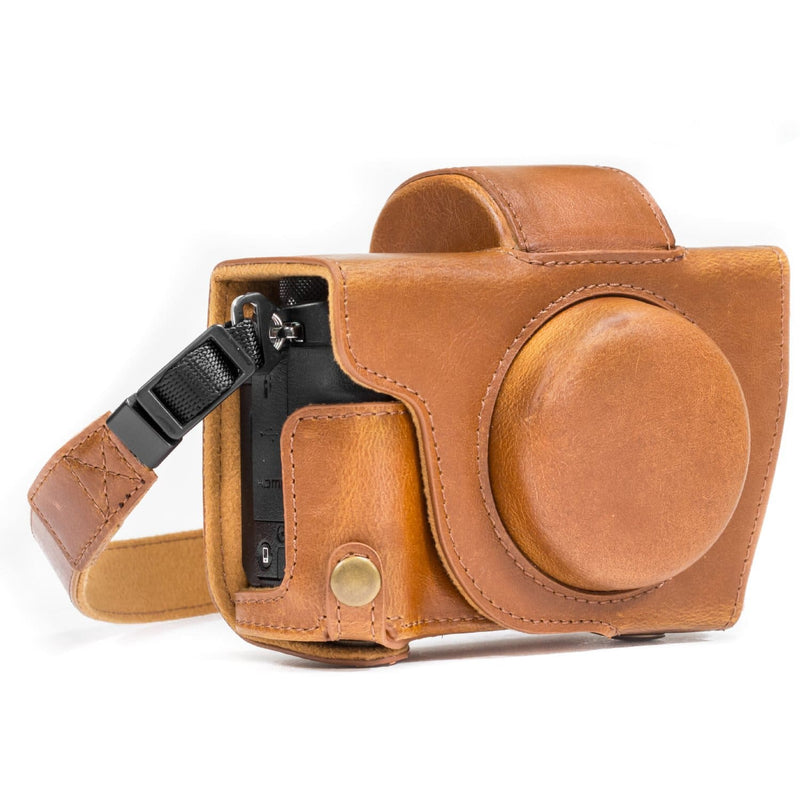 MegaGear MG1262 Ever Ready Leren Camera-Case met Draagriem, voor Panasonic Lumix Dc-Tz95, Dc-Tz90, Rood MegaGear MG1262 Ever Ready Leren Camera-Case met Draagriem, voor Panasonic Lumix Dc-Tz95, Dc-Tz90, Rood