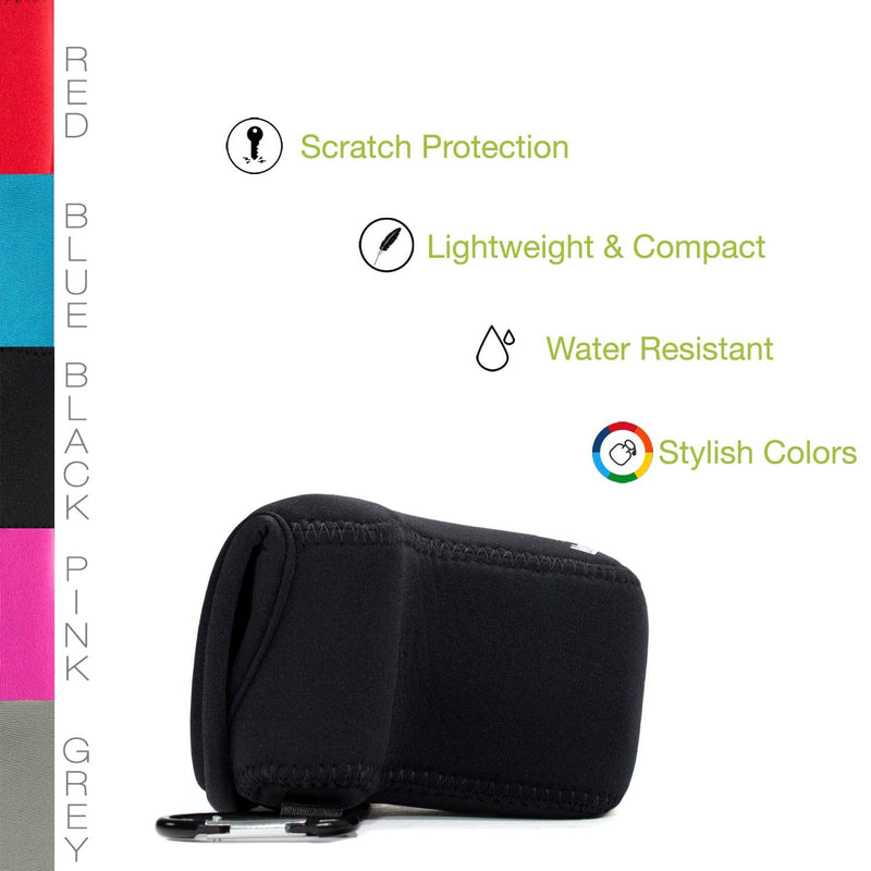 MegaGear Fujifilm X-A5, X-A10, X-A3, X-A2, X-A1, X-M1 (16-50 Lens) Ultra Light Neoprene Camera Case