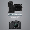 MegaGear Fujifilm X-T3 Ever Ready Top Grain Leather Camera Half Case and Strap