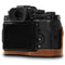 MegaGear Fujifilm X-T3 Ever Ready Top Grain Leather Camera Half Case and Strap