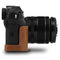 MegaGear Fujifilm X-T3 Ever Ready Top Grain Leather Camera Half Case and Strap
