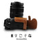 MegaGear Fujifilm X-T3 Ever Ready Top Grain Leather Camera Half Case and Strap