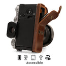MegaGear Fujifilm X-T4 (XF16-80mm) Ever Ready Top Grain Leather Camera Case